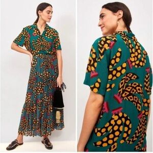 Farm Rio banana button up shirt